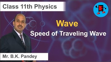 CBSE Class 11 Physics Waves Speed of Travelling Wave |Extraminds
