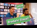 Thomas bradaric stays official