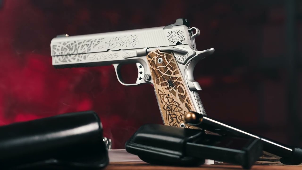 Tribal SOB - A Hand Engraved 1911 by Cabot Guns