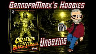 Moebius Creature From the Black Lagoon Unboxing    Wow what awesome details