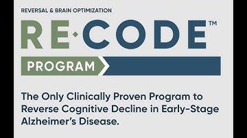 ReCode - Reversal of Cognitive Decline Program First 50 Patients Academic Experience, 28min video
