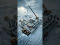 Building a Secret South Pole SURVIVAL BUNKER #timelapse #satisfying #heavycivil #timelapsebuild
