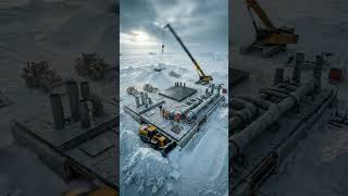 Building a Secret South Pole SURVIVAL BUNKER #timelapse #satisfying #heavycivil #timelapsebuild