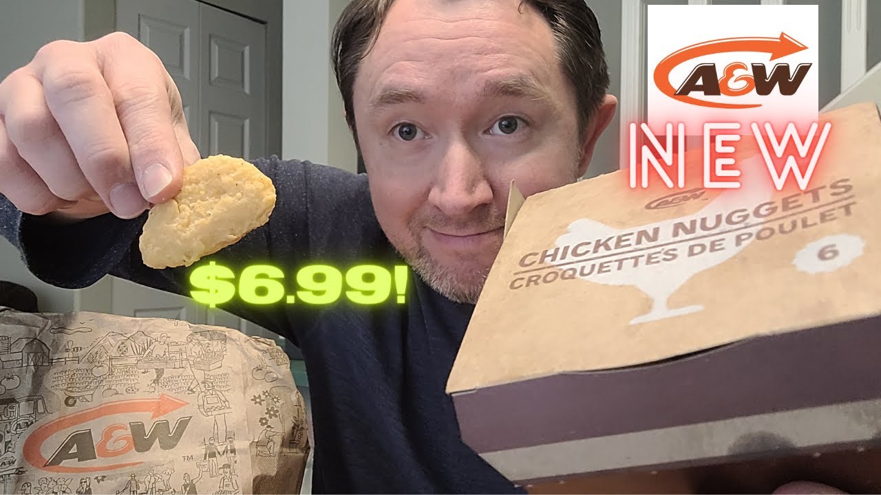 How good are the NEW A&W Chicken Nuggets? YouTube