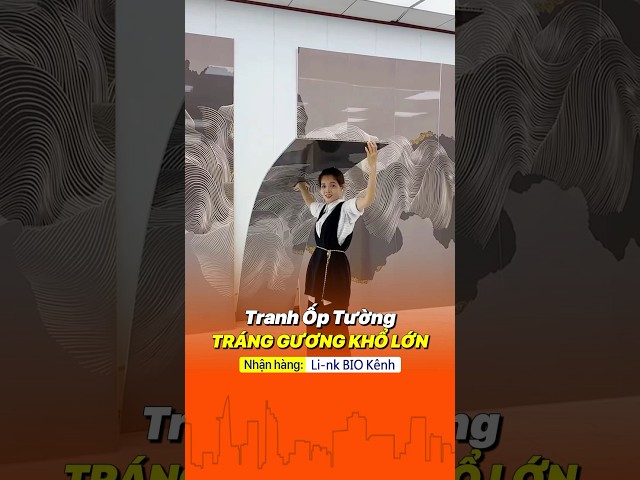 Tranh tráng gương 3d đẹp #shorts