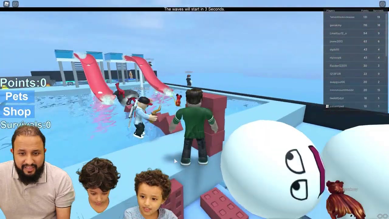 تحدي التسونامي على روبلكس!