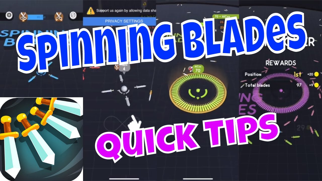 ⚔️SPINNING BLADES⚔️Quick Tips🧩by Voodoo Game Review (iOS)