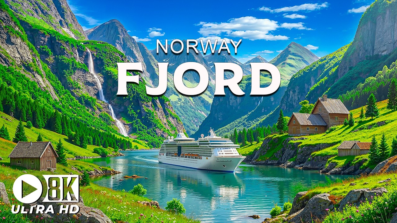 Fjords 8K UHD – Lost in a Land of Towering Cliffs and Crystal Clear Seawater
