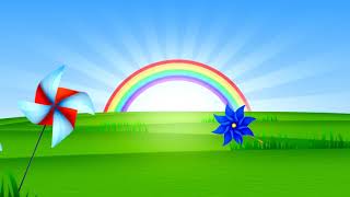 Video Background Full HD Rainbow Rising