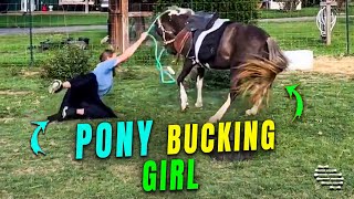 Girl Gets Bucked Off Pony
