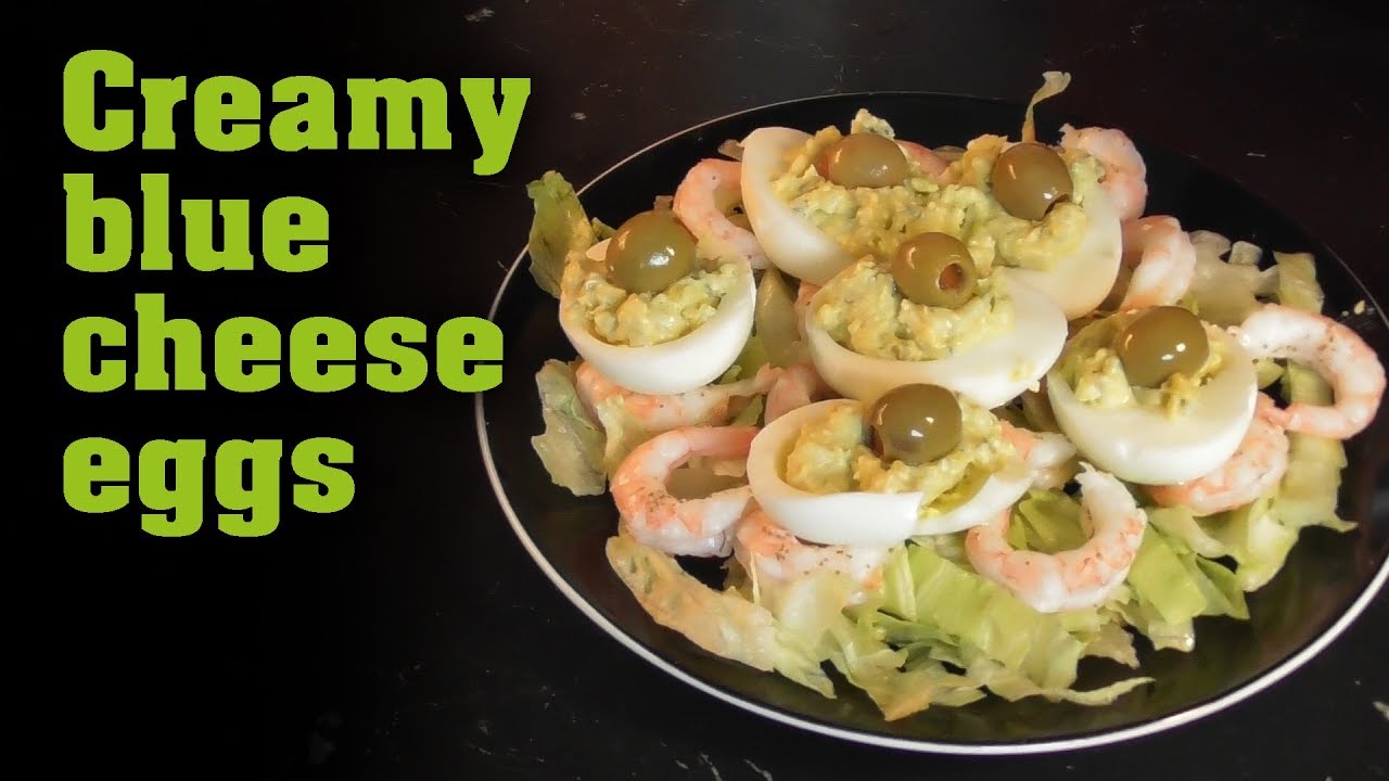 Creamy blue cheese eggs YouTube