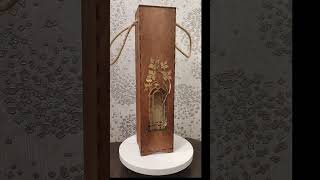 «Презент с характером: деревянная упаковка для благородных напитков» #своимируками #идеяподарков