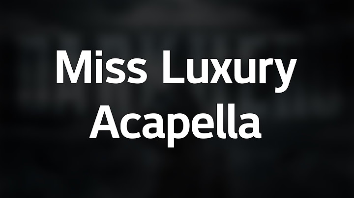 YZERR, LANA, JP THE WAVY, ¥ellow Bucks - Miss Luxury (Acapella) by @MaestroRisin