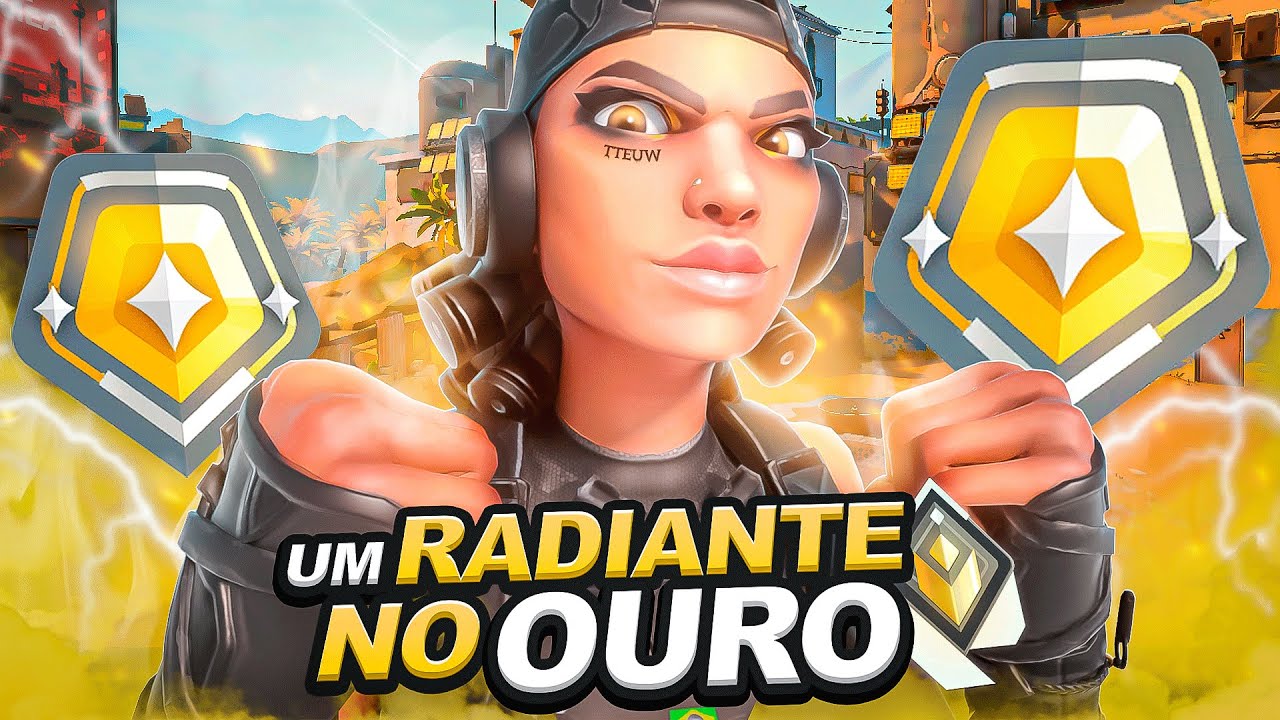 Um RADIANTE jogando no OURO! *tóxico reclamou do instalock* 🤣