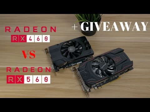 AMD Radeon RX 460 vs RX 560 | + Giveaway