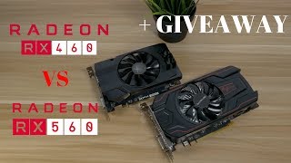 AMD Radeon RX 460 vs RX 560 | + Giveaway