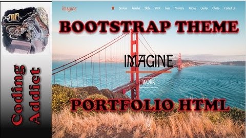Bootstrap Theme 31 - Portfolio HTML