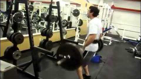225lb cheat curls x 10 reps