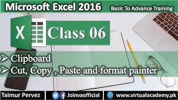 Clipboard | Cut, Copy, Paste and Format Painter in Microsoft Excel. 06