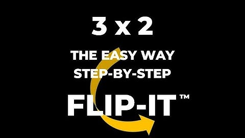 3×2 Multiplication Step by Step — How to Multiply by 3 Using Groups (Flip-It™)