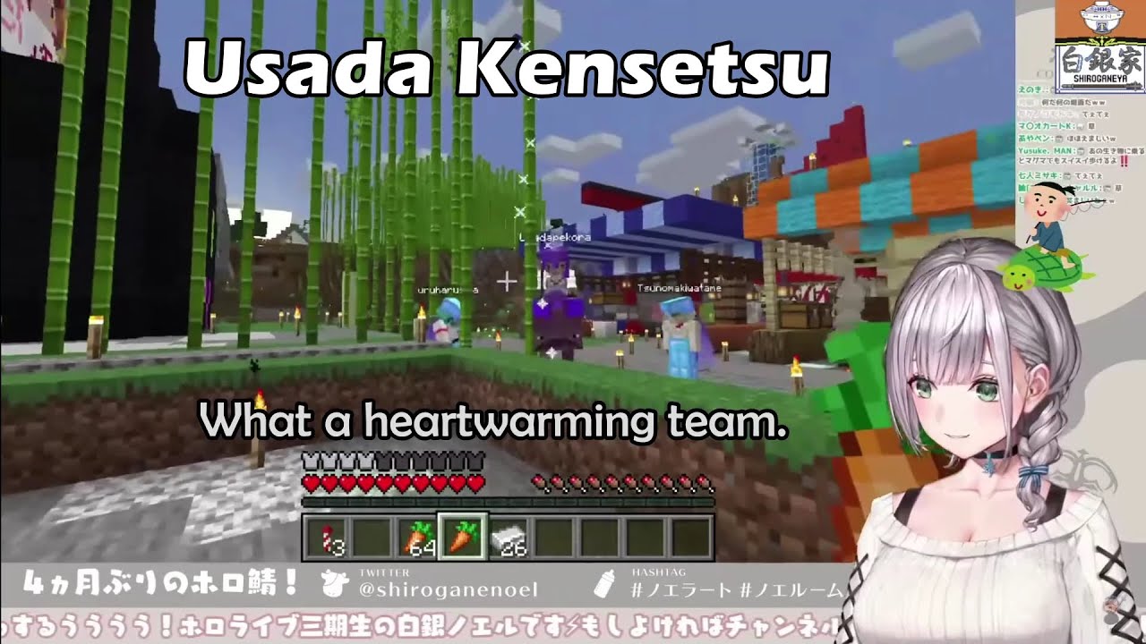 Noel Sees Usaken Dark Side Killed By Employee Ceo Brings Nether Mob As Prize Hololive Eng Sub Youtube