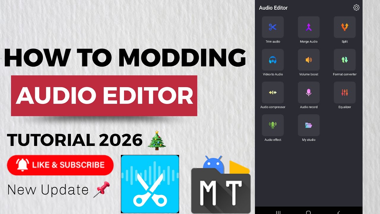 HOW TO MODDING AUDIO EDITOR WITH MT MANAGER 2026