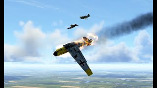 И-16 против Bf 109 E-7, сбил "мессер" с опытным пилотом