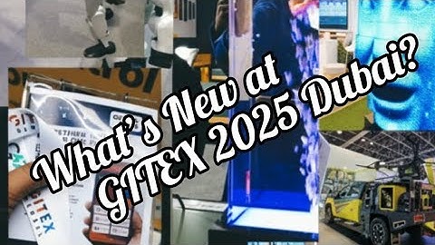 GITEX 2025 Dubai | 🤖🚀Exploring the Future of AI & Tech Innovations! Last day - Tech event at dubai📍 