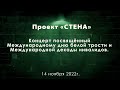 Концерт посвящённый Международному дню белой трости и Международной декады инвалидов. 11 ноября 2022