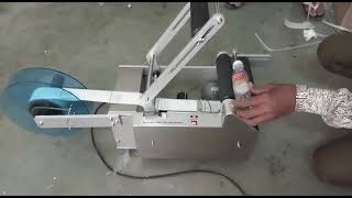 Semi Automatic Sticker Labeling Machine For Soda Pet Bottle, Juice Glass Cup & Jar +91- 9090979740 screenshot 4