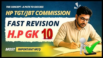 HP GK MCQs Fast Revision : Class-10 || HP GK MCQs Based on Latest Pattern for All Commission 2025-26