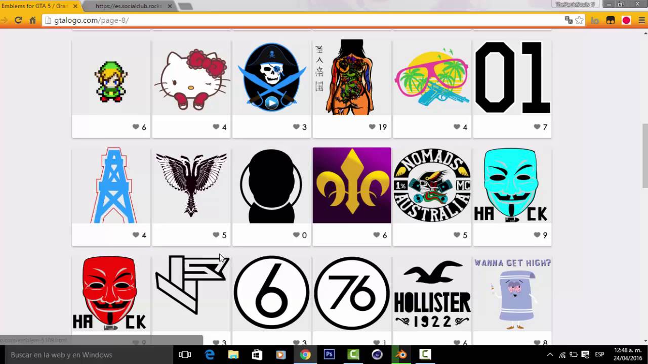 Tutorial | Poner Emblema Personalizado a Crew Gta social club - YouTube