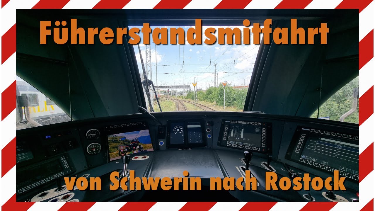 Führerstandsmitfahrt | Schwerin - Rostock | im KISS