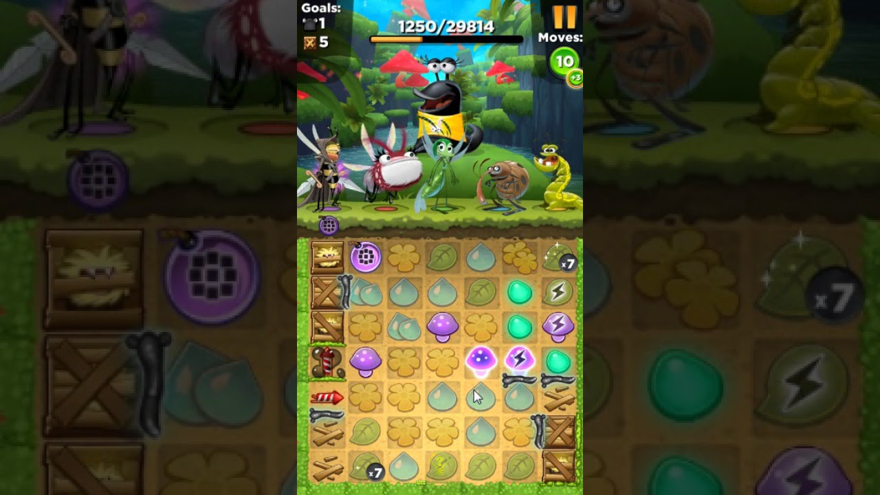 Best Fiends Hero World Tour Level 708 Walkthrough Youtube