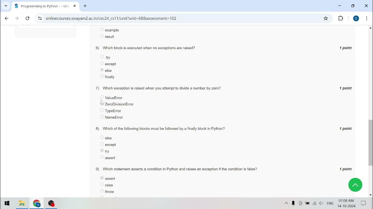 Swayam NPTEL Programming in Python week 12 Solution - YouTube