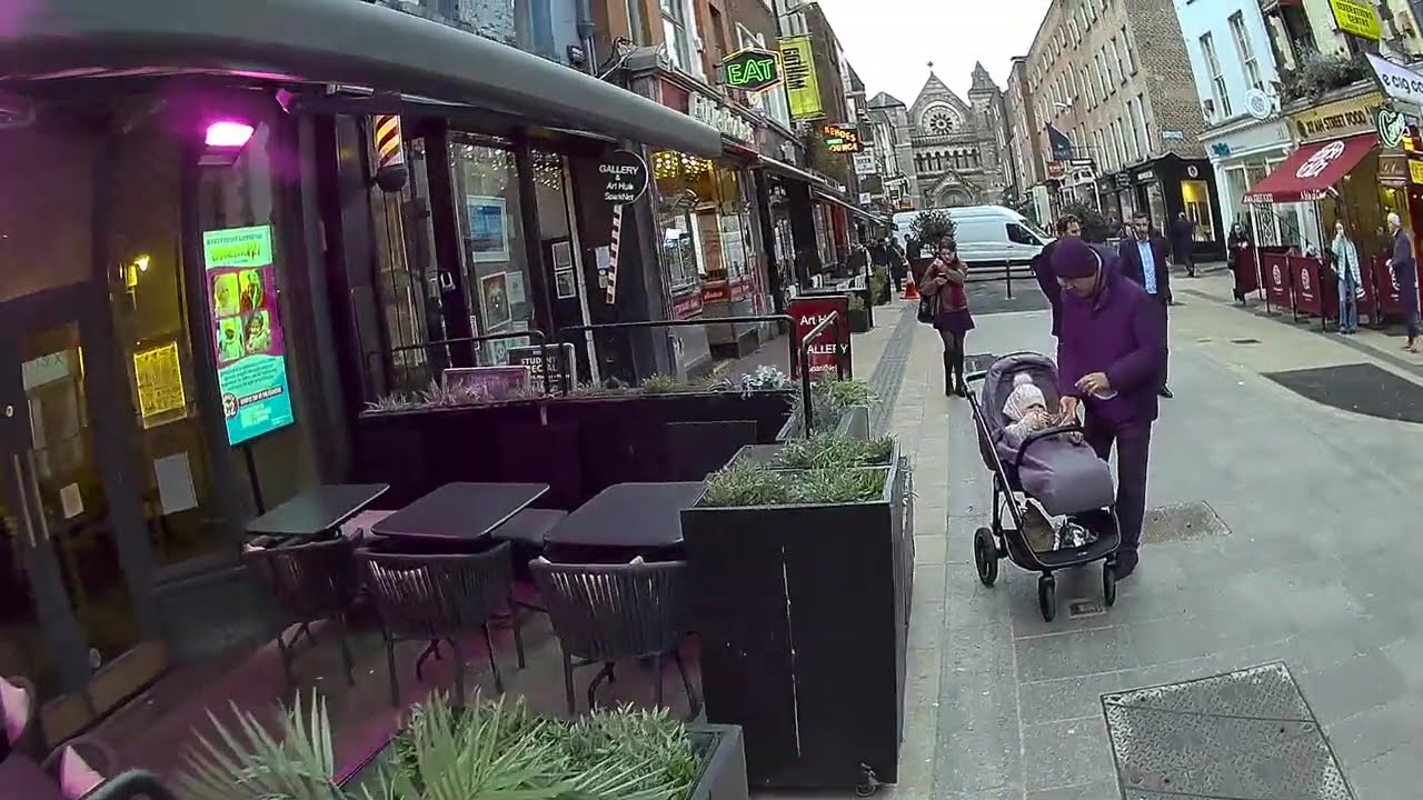 Blind pedestrian using guidance tactile on South Anne St. finds it blocked by restaurant build-out.