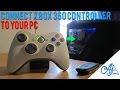 HOW TO: Connect Xbox 360 Controller to PC : (Wireless/Wired) - Windows 10/8/7/Vista/XP