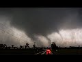 Monett multivortex close range tornado intercept