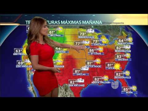 Jackie Guerrido Beautiful weather lady 05-05-15