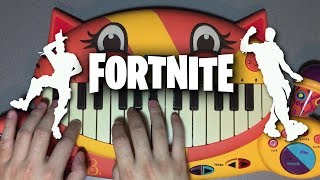 TOP 20 FORTNITE DANCES ON CAT PIANO