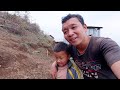 Bhumi herding goat with son sanuwa bhumicooking