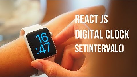 digital clock react js || digital clock project #reactjs #css #html @techcodelearn