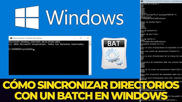 Tutorial Scripting: Cómo Sincronizar Directorios con un Batch en Windows