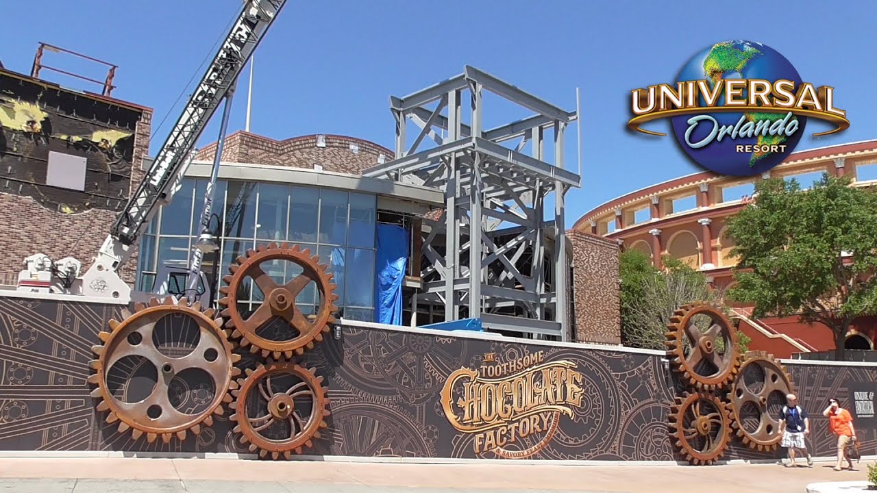 Toothsome Chocolate Factory Construction Update - Facade Takes Shape