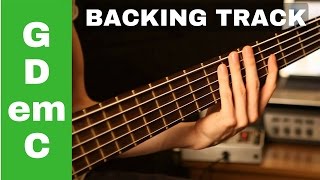 Video thumbnail of "PLAY ALONG  - Backing track - G D Em C - 110 bpm - version #1"