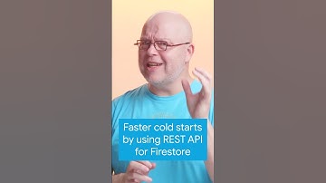 Faster cold starts by using REST API for Firestore #Shorts