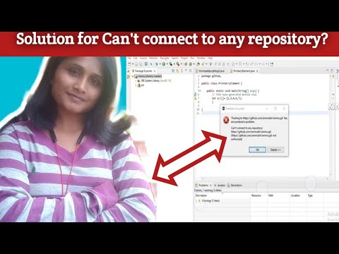 Solution for "can't connect to any repository" //selenium//gitgub// token genaration in got gub