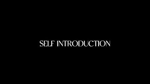 Self Introduction || Responsi Bahasa Inggris || IPB University