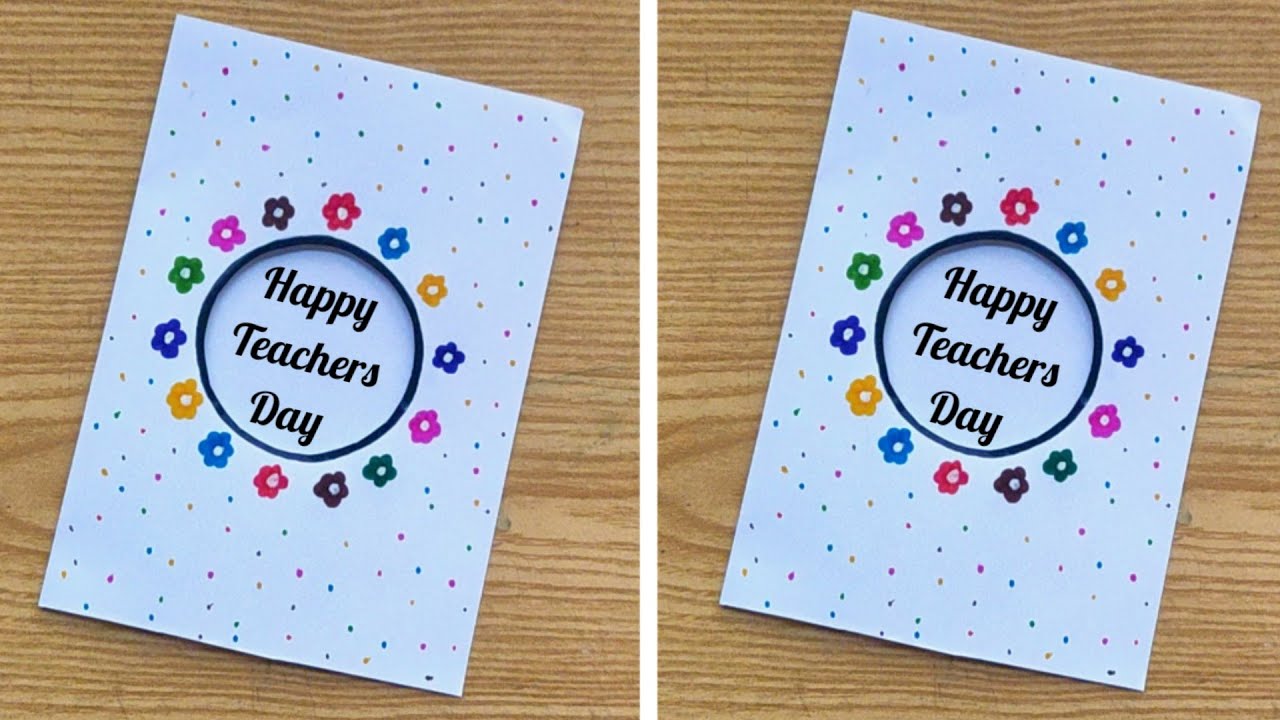 White Paper Teachers Day Card Teachers Day Greeting Card Easy white-paper-teachers-day-card-teachers-day-greeting-card-easy