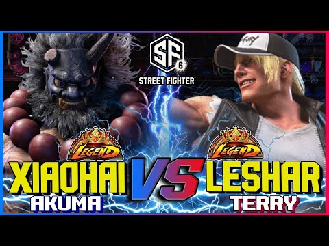 SF6 ▰ XiaoHai (Akuma) vs LeShar (Terry) ▰ Street Fighter 6 High Level Gameplay